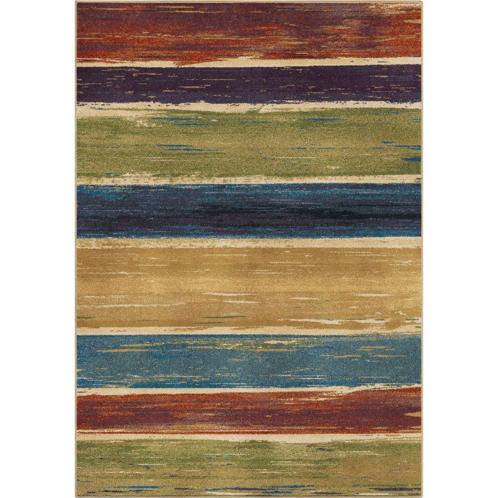 Orian Rugs Stretched Lines Multi 5 Ft X 8 Indoor Area Rug Orian Rugs Stretched Lines Multi 5 Ft X 8 Indoor Area Rug