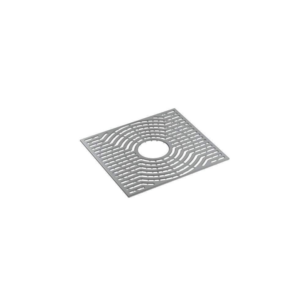 STERLING Ludington 16 3 In Ash Grey Silicone Kitchen Sink Mat 20288   Sterling Kitchen Sink Organizers 20288 Ash 64 1000 