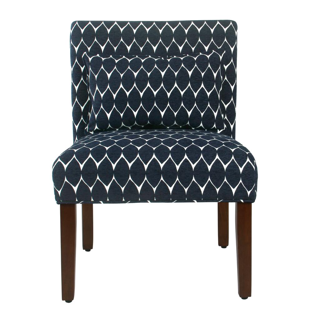 Homepop Parker Textured Navy Modern Geo Pattern with ...