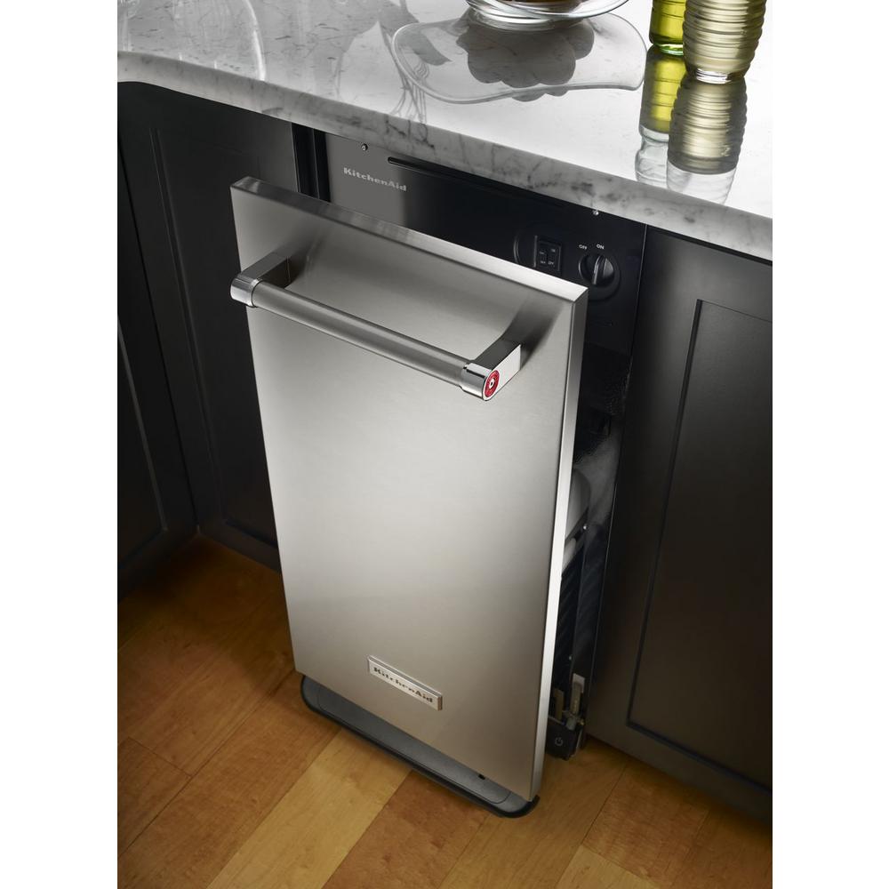Kitchenaid 15 In Built Trash Compactor Stainless Steel So Sku 1001389640 Kitchenaid 15 In Built Trash Compactor