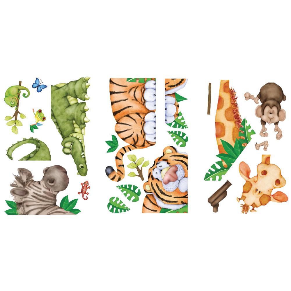 255 In X 28 In In The Jungle Super Jumbo Wall Decal 02586 The