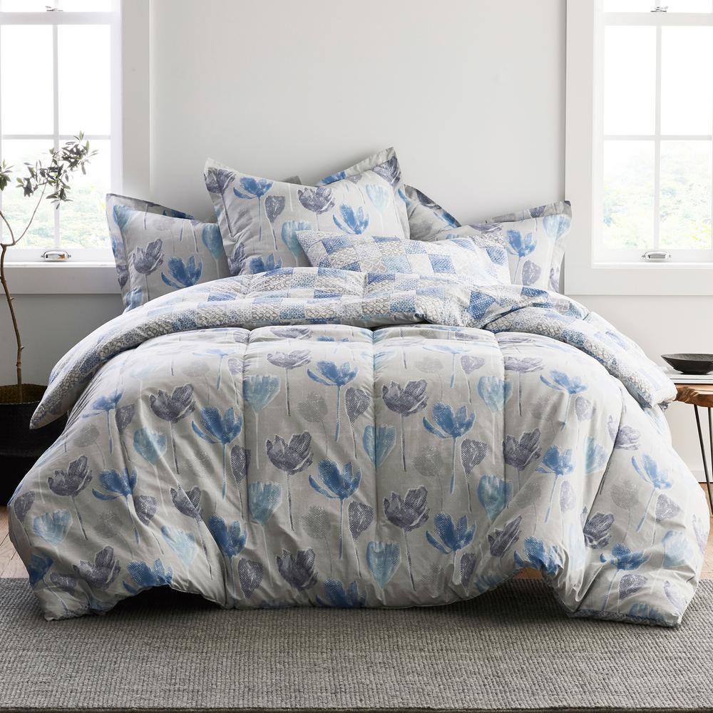 The Company Store Hadley Lofthome Floral Geo Reversible Cotton