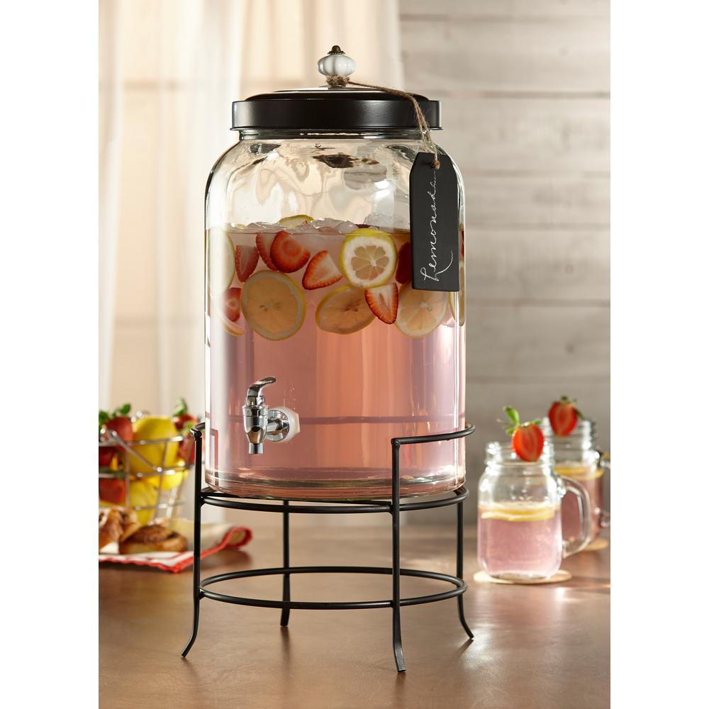 3 gallon beverage dispenser with stand