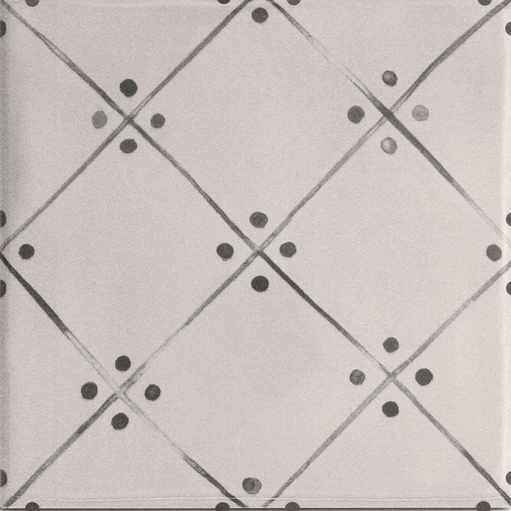 6x6 Ceramic Tile The Home Depot Handspun Gray Line Art 6