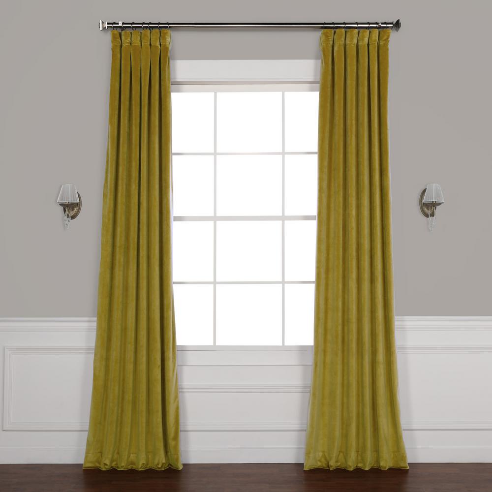 Exclusive Fabrics Furnishings Peat Green Heritage Plush Velvet