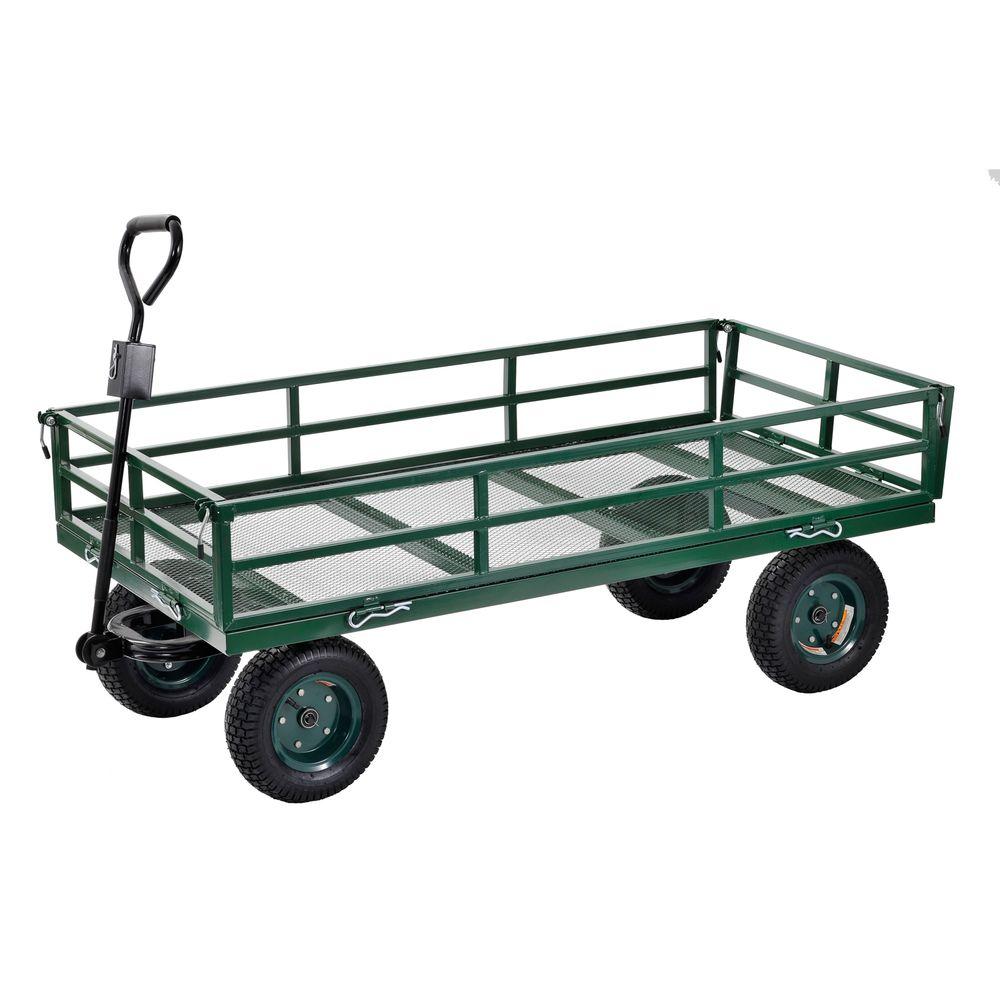 Sandusky 7 Cu Ft 31 In W Utility Cart Cw6031 The Home Depot W Utility Cart