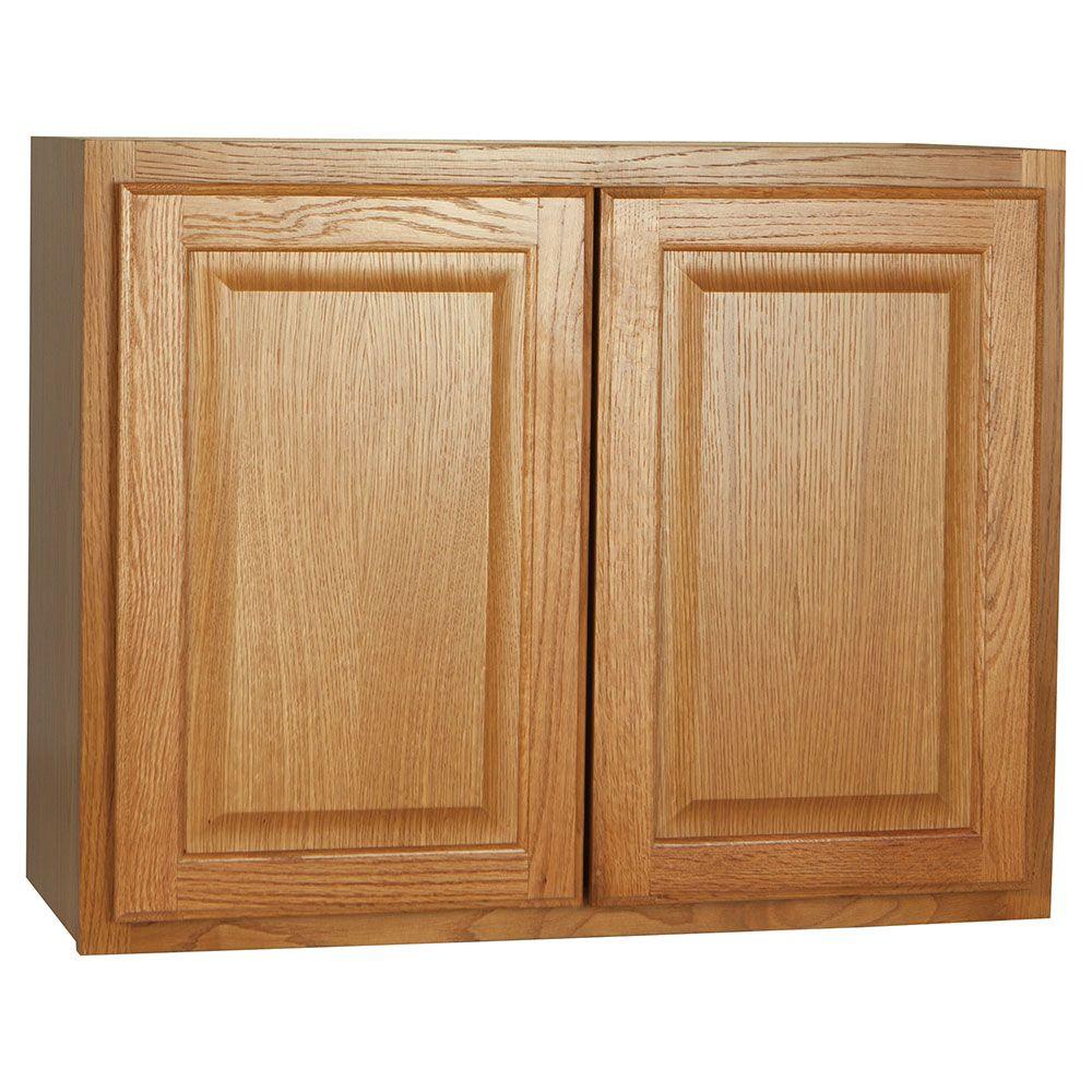 Hampton Bay Hampton Assembled 30x23.5x12 in. Wall Bridge Kitchen ...