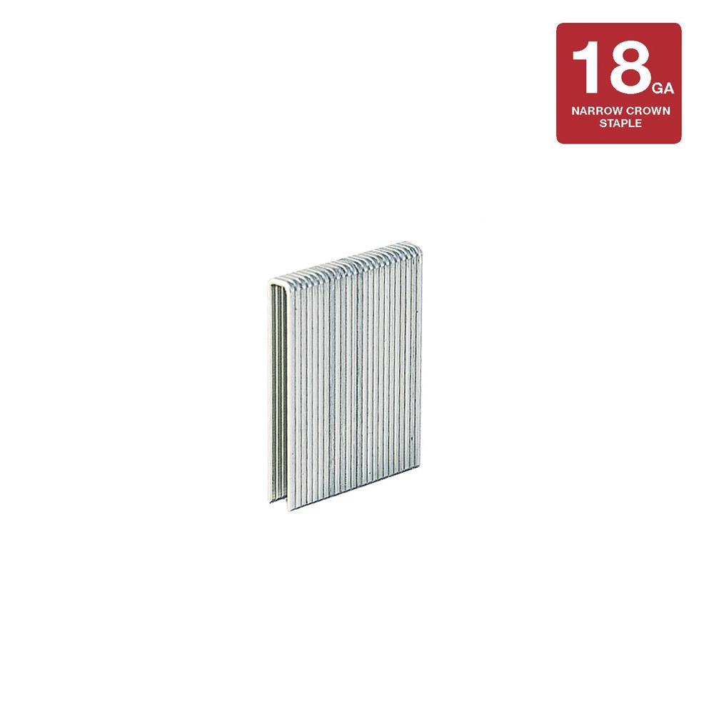 5000-Pack PORTER-CABLE PNS18100 18-Gauge 1//4-Inch Crown Galvanized Staples
