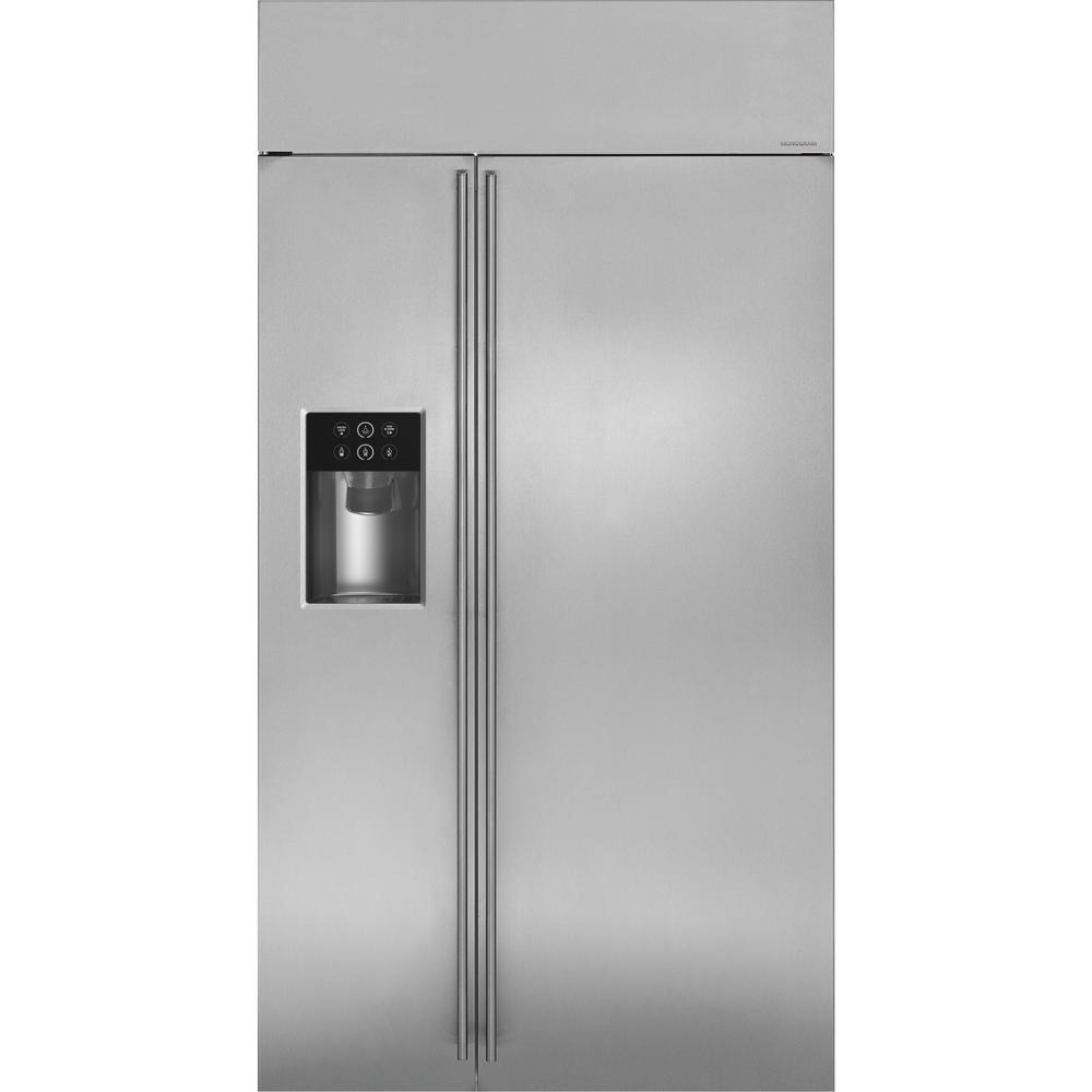 stainless steel monogram side by side refrigerators ziss420dkss 64_1000