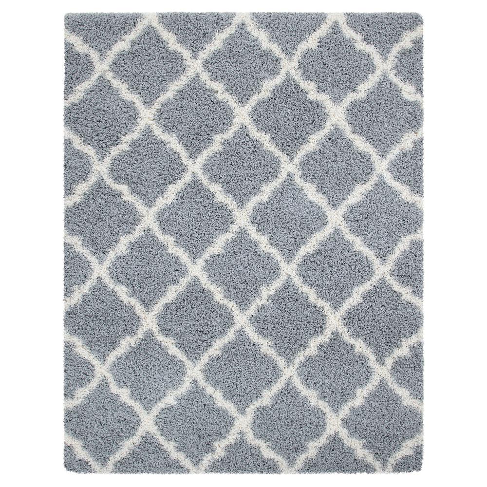 Ottomanson Ultimate Gy Contemporary Moroccan Trellis Design Grey 3 Ft X 5 Area Rug