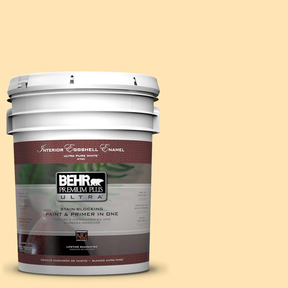 BEHR Premium Plus Ultra 5gal. P2603 Vanilla Ice Cream Eggshell