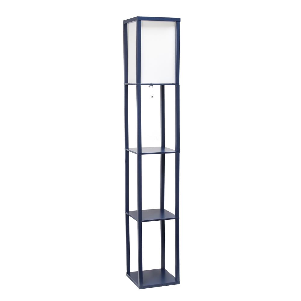 navy blue floor lamp