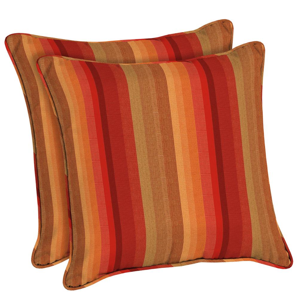 Home Decorators Collection Sunbrella Astoria Sunset Square Outdoor