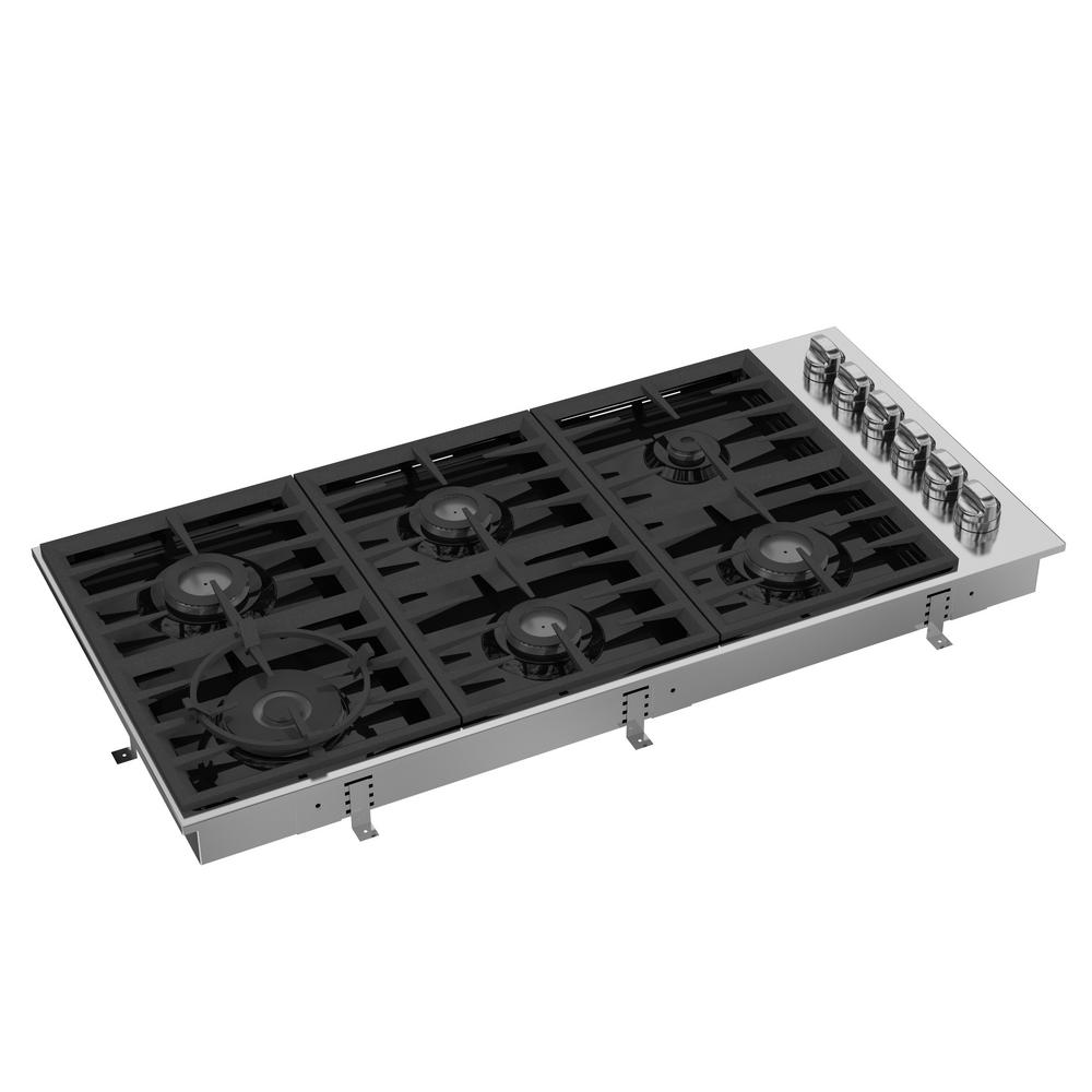 zline 36 dropin cooktop with 6 gas burners