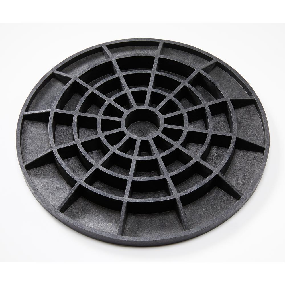 FootingPad 16 in. Dia x 1.5 in. 4 lb Composite Post Foundation121104