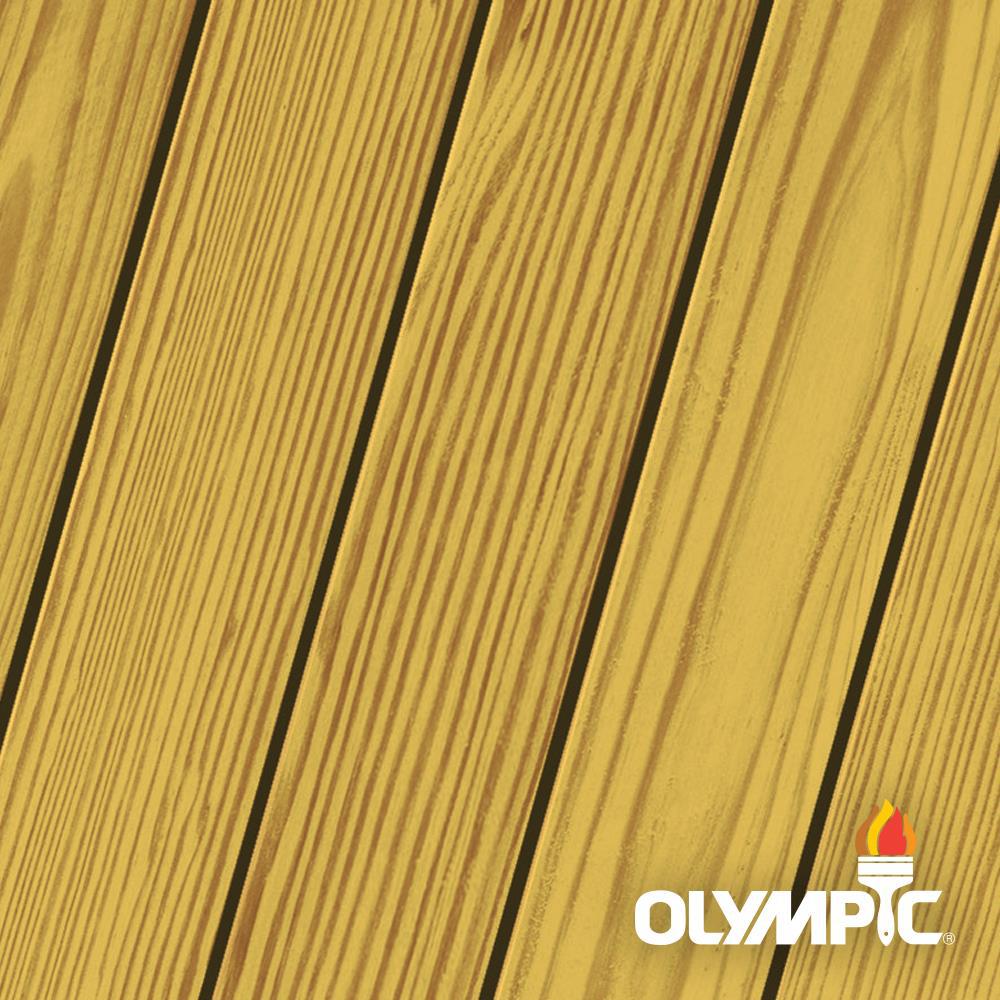 Olympic Maximum 1 gal. Honey Gold Exterior Stain and Sealant in One ... Olympic Maximum 1 gal. Honey Gold Exterior Stain and Sealant in One ...