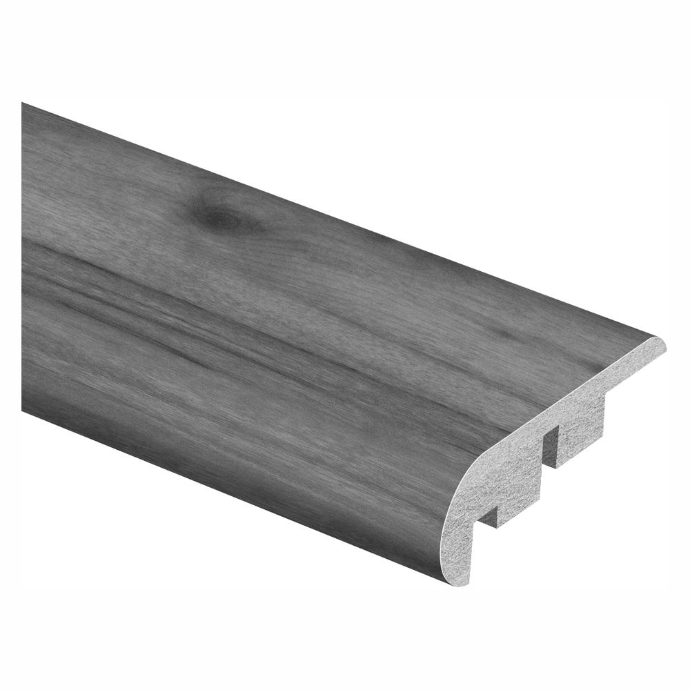 Zamma Taupe Wood Fusion 3/4 in. Thick x 2-1/8 in. Wide x 94 in. Length ...