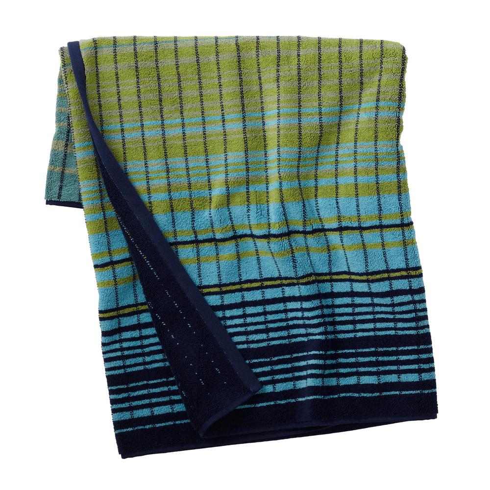 The Company Store Ripple Stripe Cotton Fingertip Towel (Set of 2) in