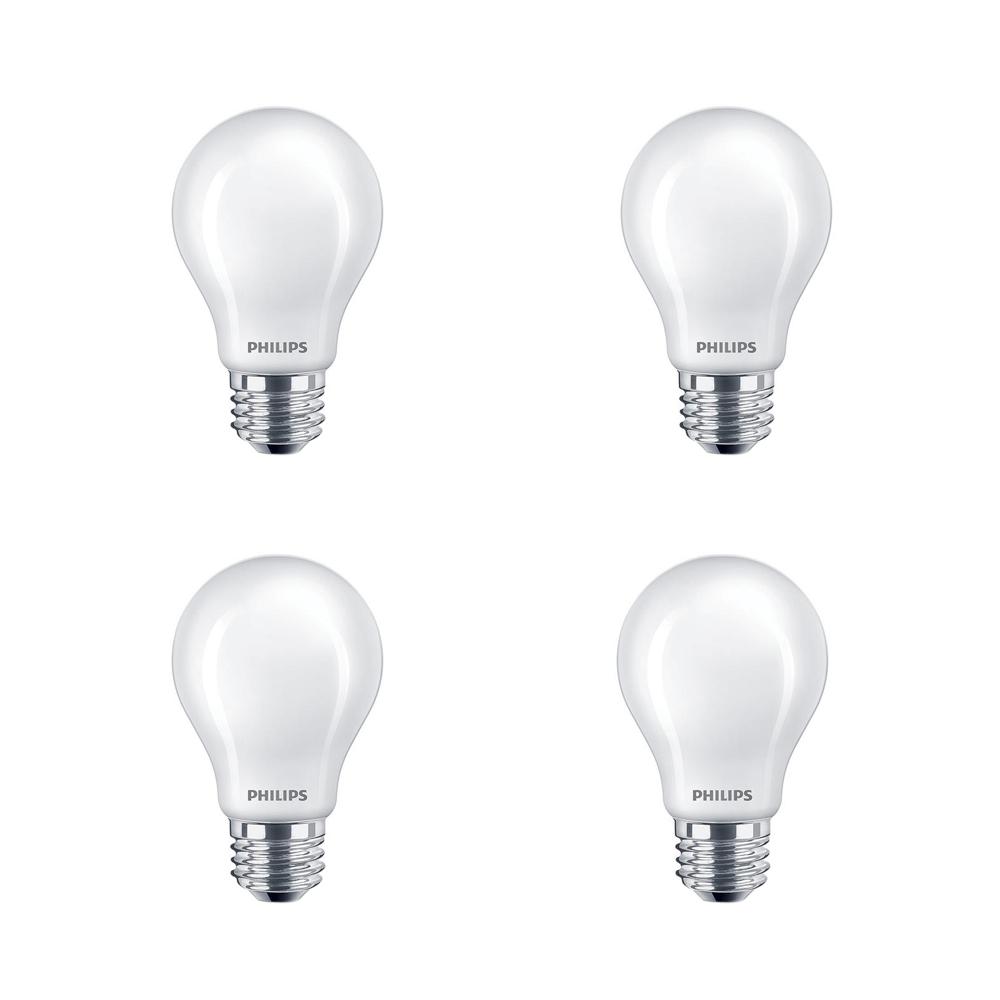 Philips 40-Watt Equivalent A19 LED Light Bulb Daylight Classic Glass