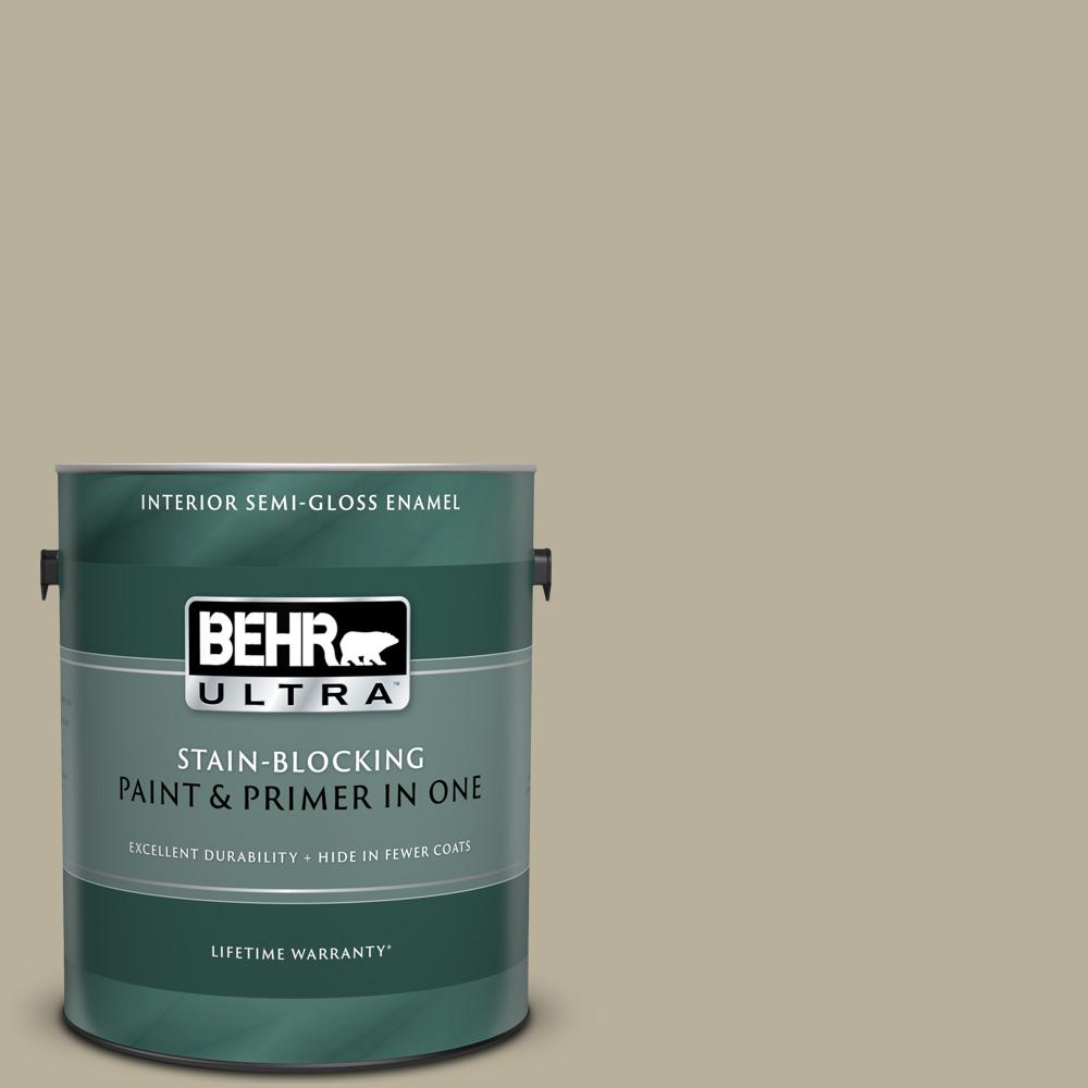 BEHR ULTRA 1 gal. N3403 Bonsai Pot SemiGloss Enamel Interior Paint