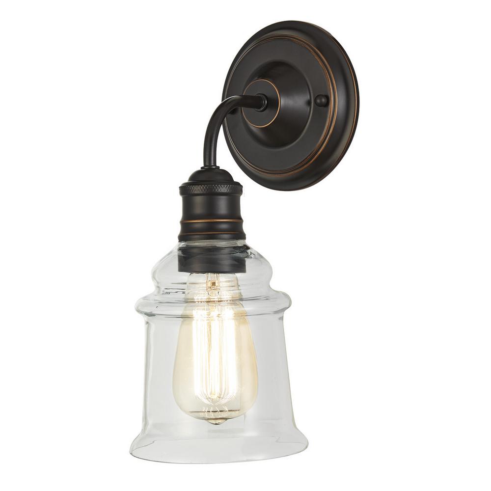  Home  Decorators  Collection  1 Light Antique Bronze Wall 