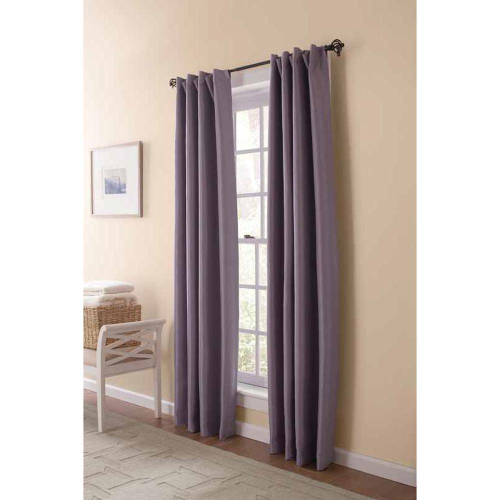Fig Faux Silk Semi Opaque Room Darkening Back Tab Home Window