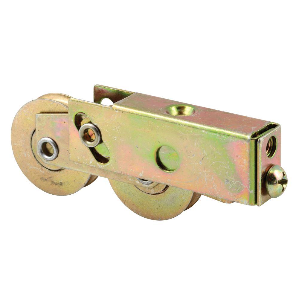 PrimeLine 11/2 in. Steel Ball Bearing Sliding Door Tandem Roller