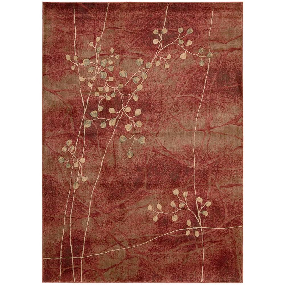 Nourison Somerset Flame 5 Ft X 7 Area Rug 048158 The Home Depot Nourison Somerset Flame 5 Ft X 7 Area Rug 3