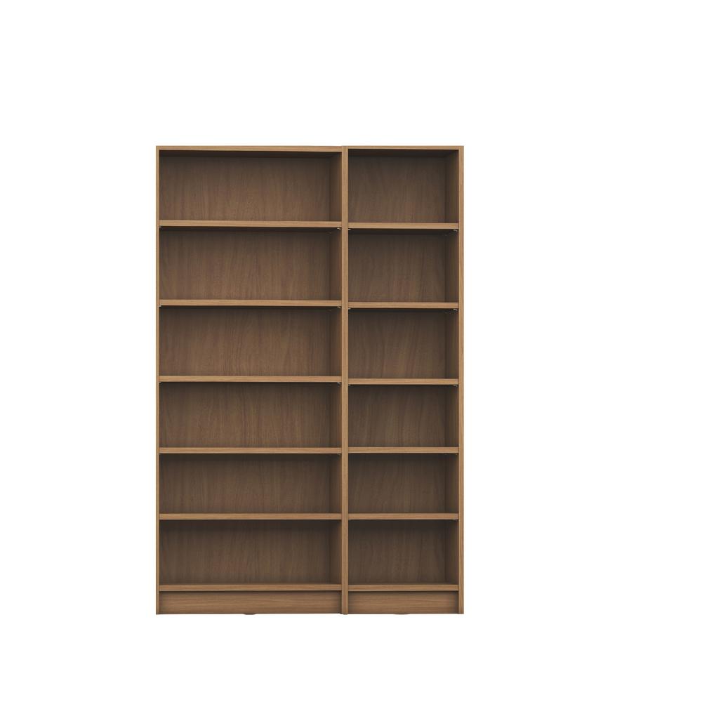 Concepts In Wood Midas Double Wide 12Shelf Bookcase in EspressoMI4884