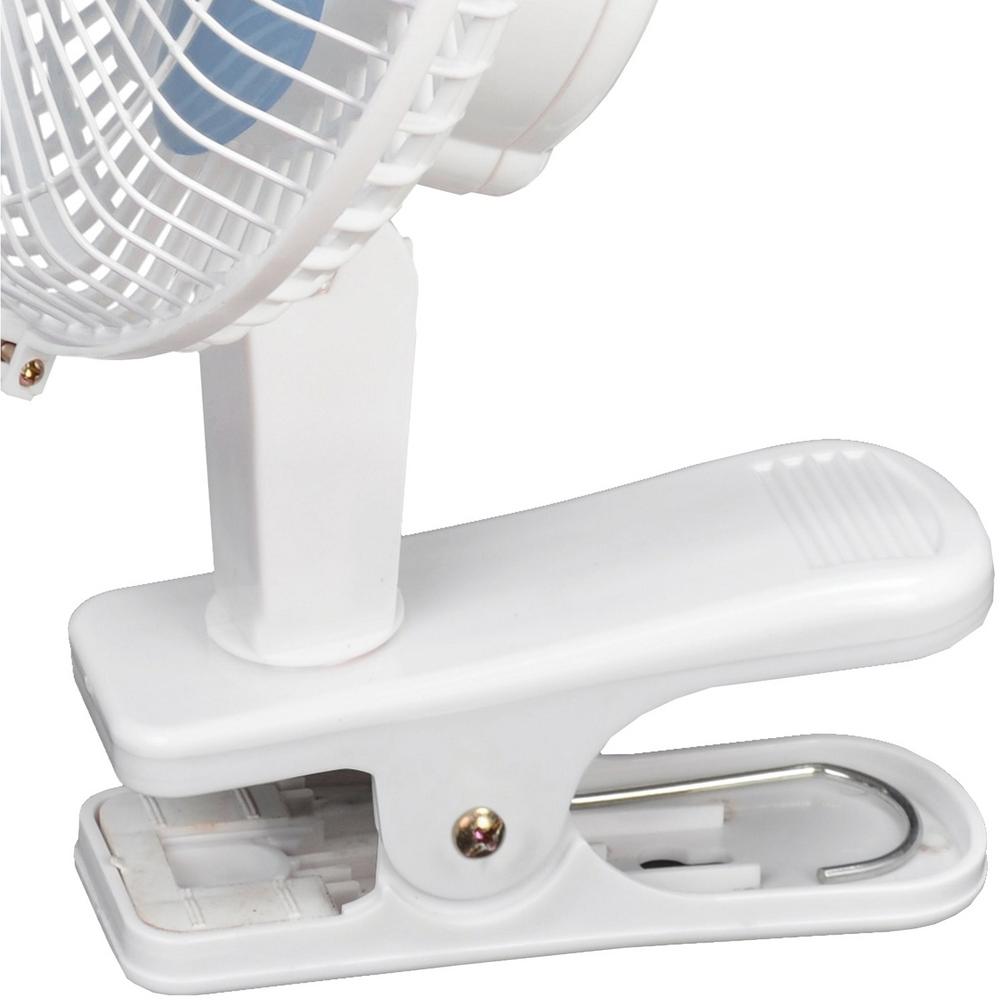 Brentwood 6 In Convertible Clip Desk Fan F 621w The Home Depot