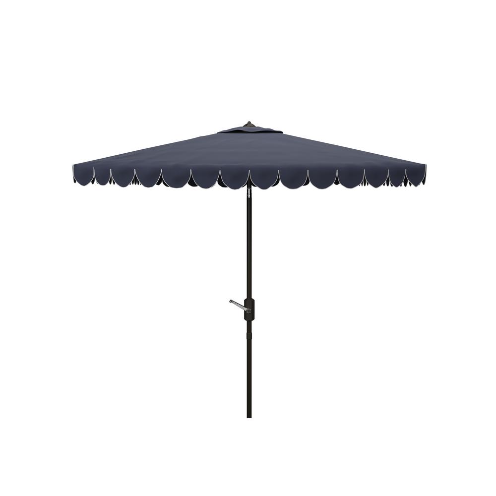 7 5 Ft Blue Patio Umbrellas Patio Furniture The Home Depot