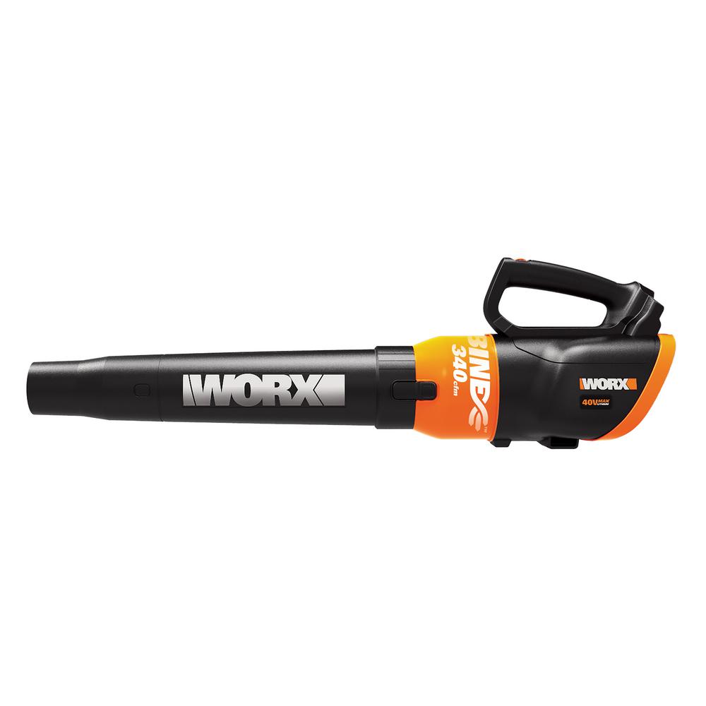 Worx 6090 MPH 340 CFM 20Volt Electric Battery Cordless Handheld Leaf
