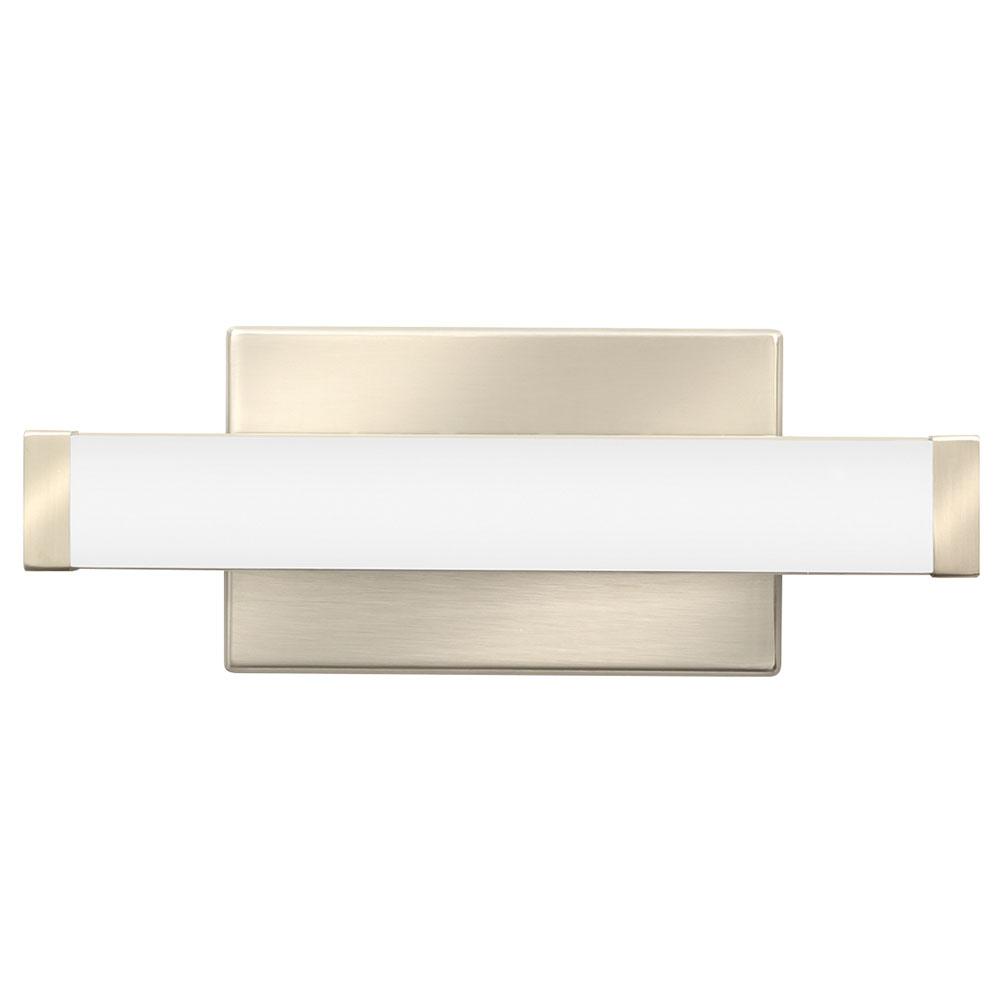 Lithonia Lighting 12 in. Brushed Nickel LED Vanity Light Bar Switchable Light Color