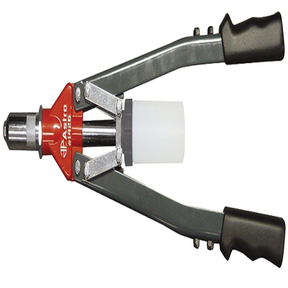 Astro Pneumatic 1/4 In. Heavy Duty Hand Riveter With 3 In. Nose Piece ...