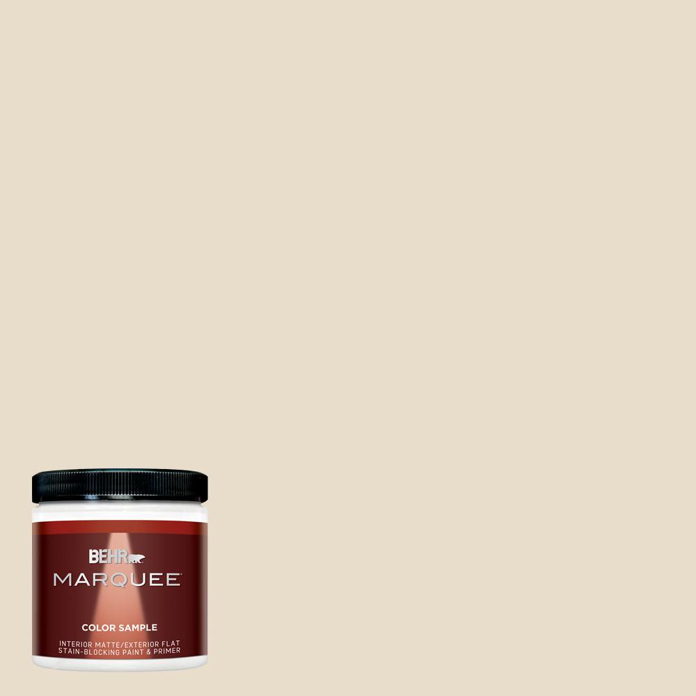 Behr Marquee 8 Oz 23 Antique White Matte Interior Exterior Paint 23 Antique White Matte Interior Exterior Paint And Primer