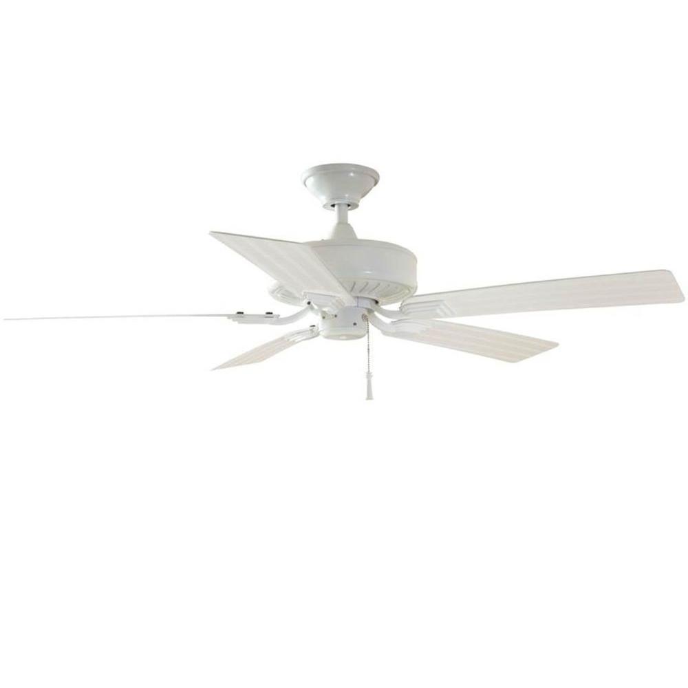 Barrow Island 52 In Indoor Outdoor White Ceiling Fan