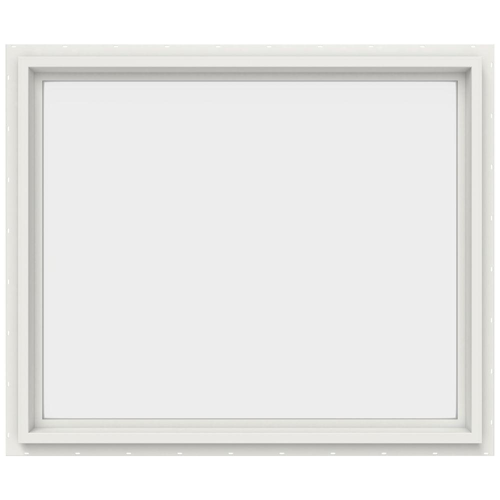 JELD-WEN 35.5 In. X 29.5 In. V-4500 Series Fixed Picture Vinyl Window ...