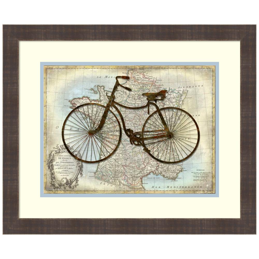 Bike France By Amanda Wade Framed Print Wall Art