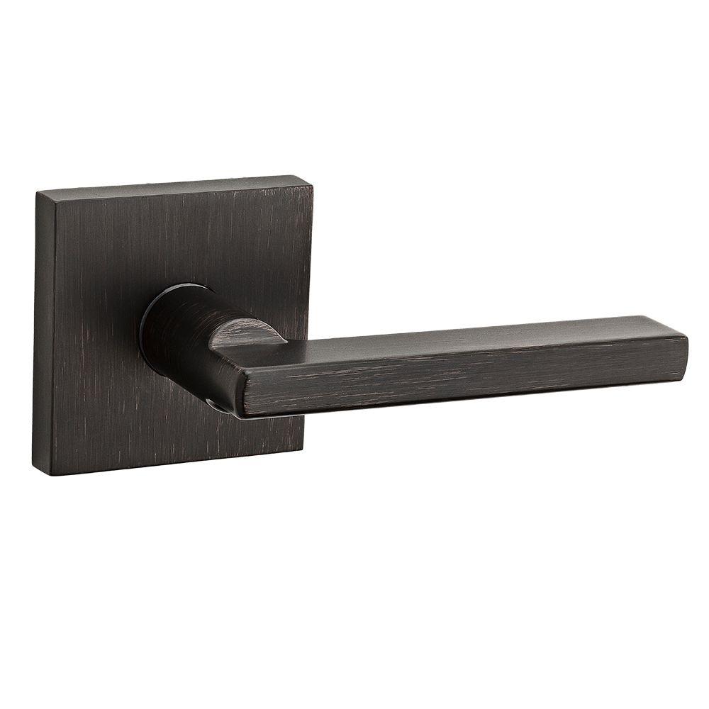 Kwikset Halifax Square Bronze Passage Lever154HFL SQT 11P