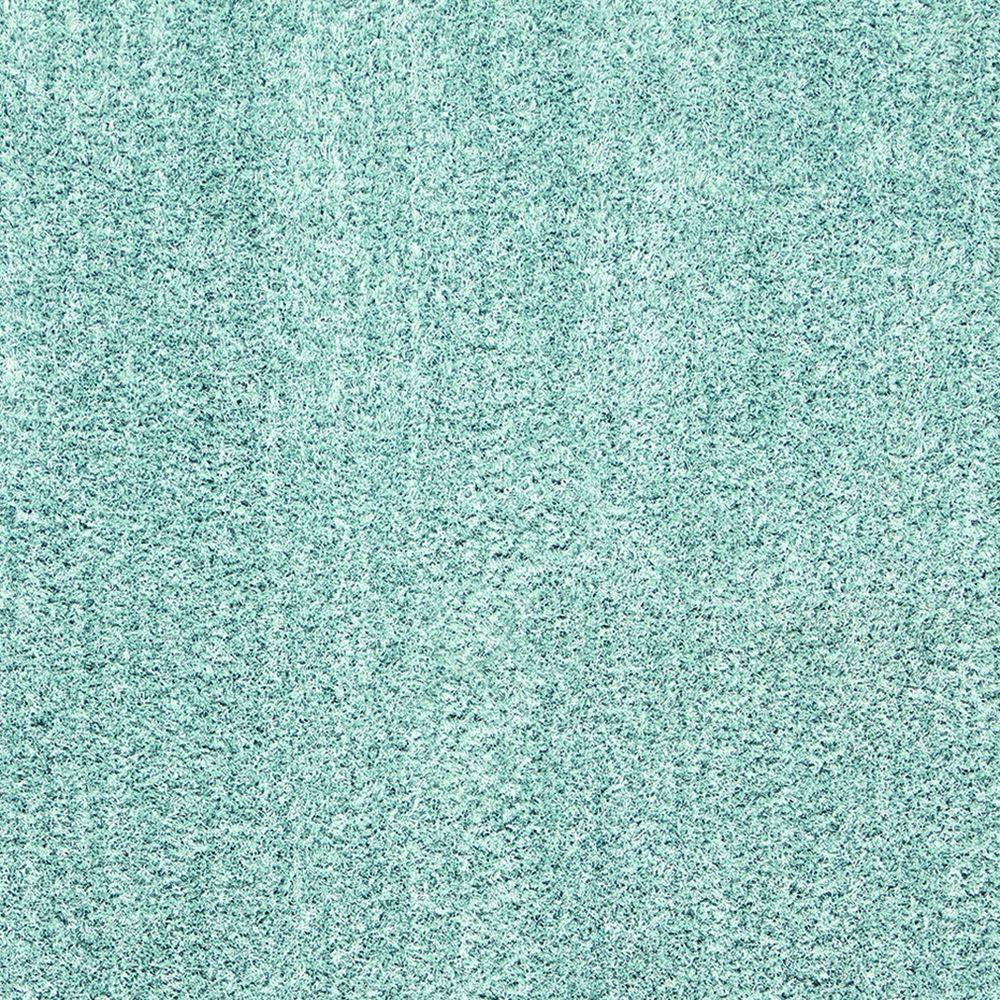 Home Decorators Collection Solstice Aqua Spill Blue 9 ft. x 12 ft. Shag