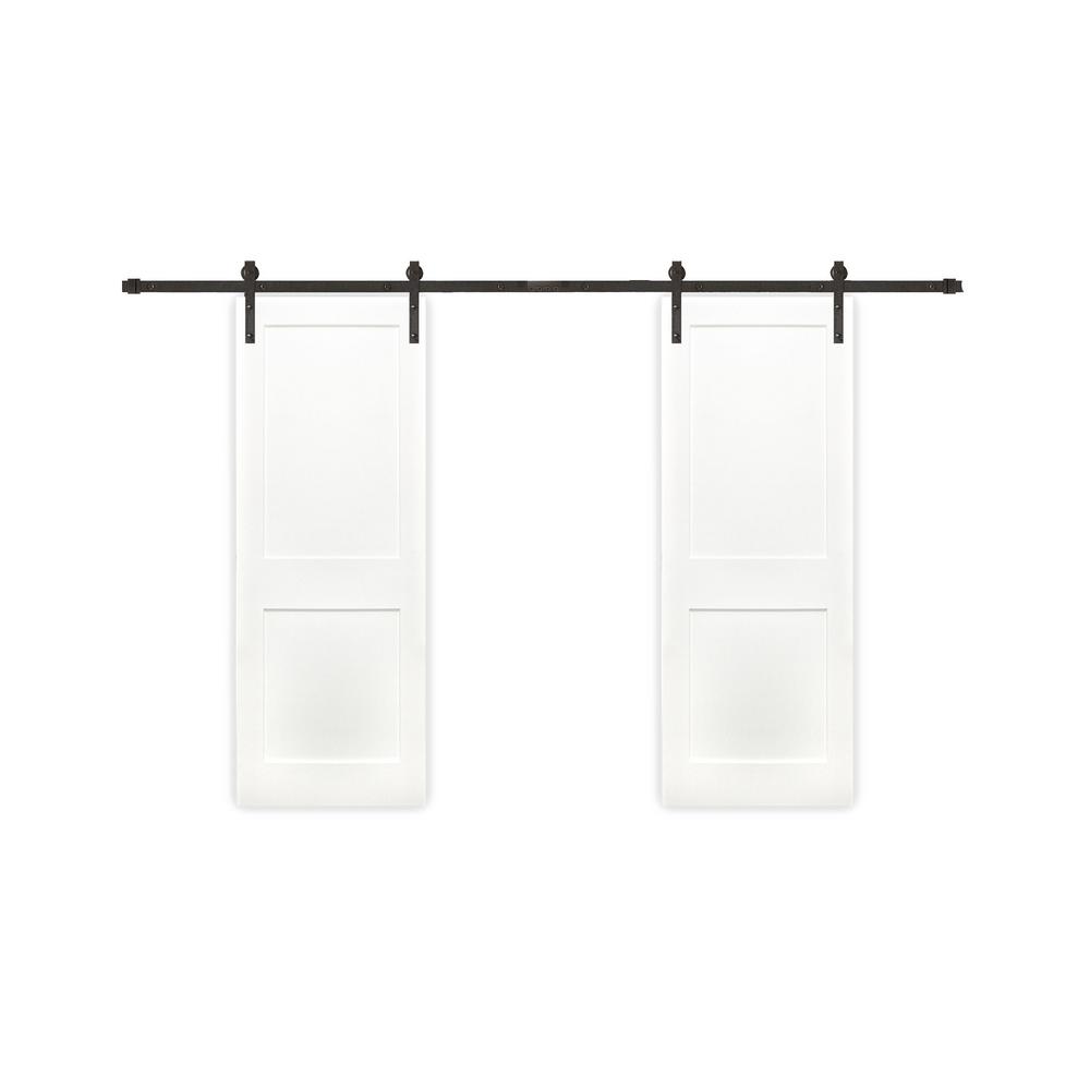 60 X 80 Bi Parting Barn Door Kit Doors Windows The Home