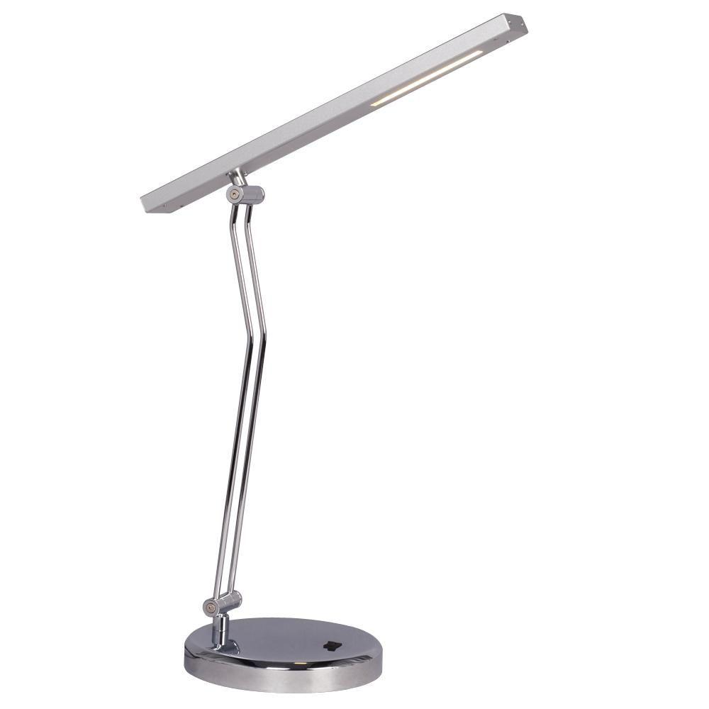 Chrome Rectangular Desk Lamps The Home Depot Chrome Desk Lamp