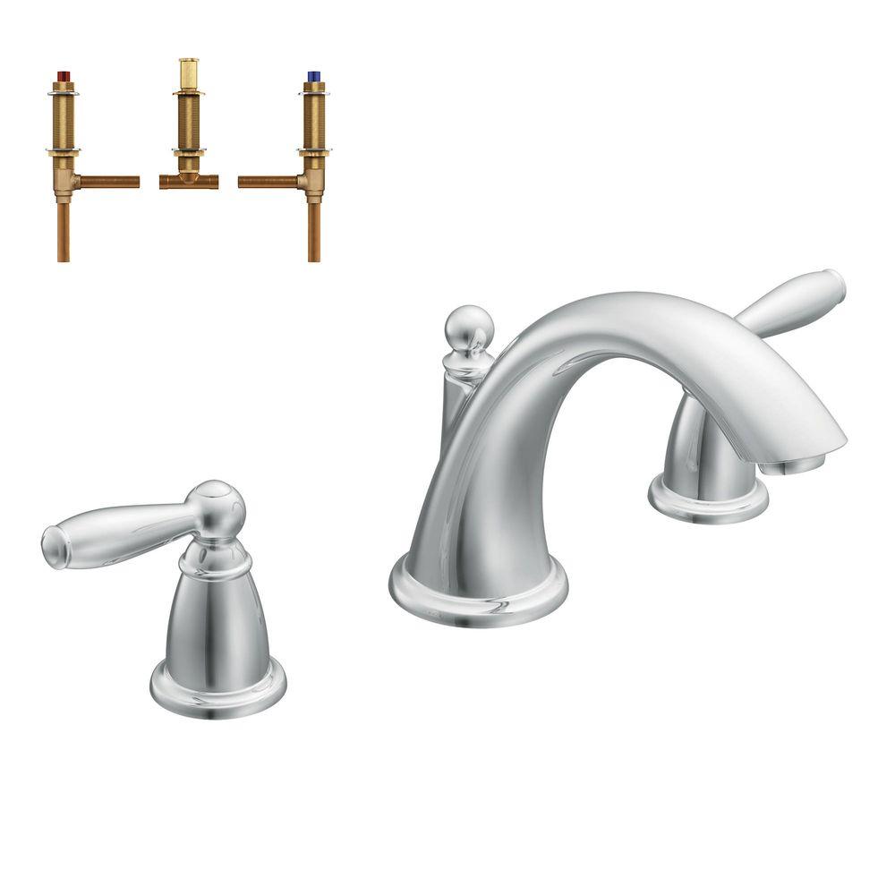 chrome single faucets faucet brantford arc hole handle mid bathroom moen bathtub