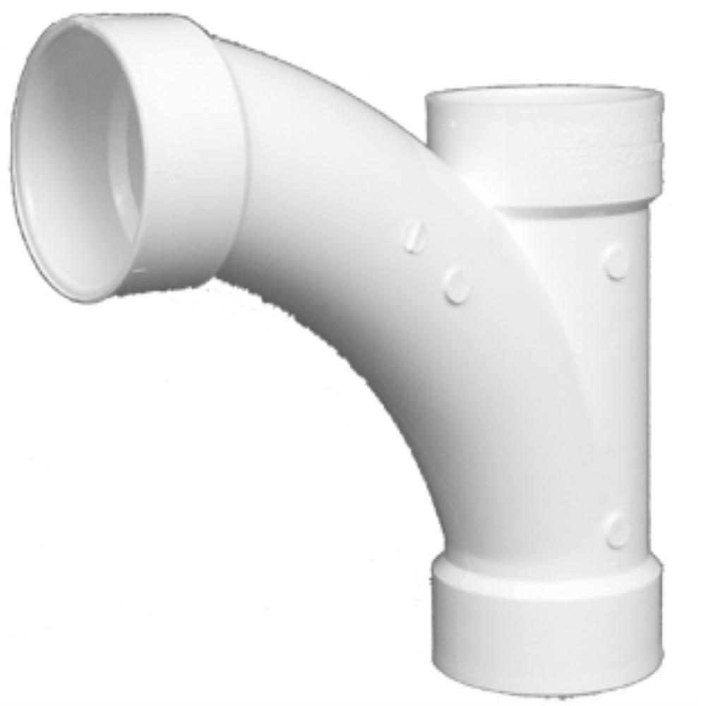Charlotte Pipe 4 In DWV PVC Comb Wye And 1 8 Bend PVC005011200HD The 