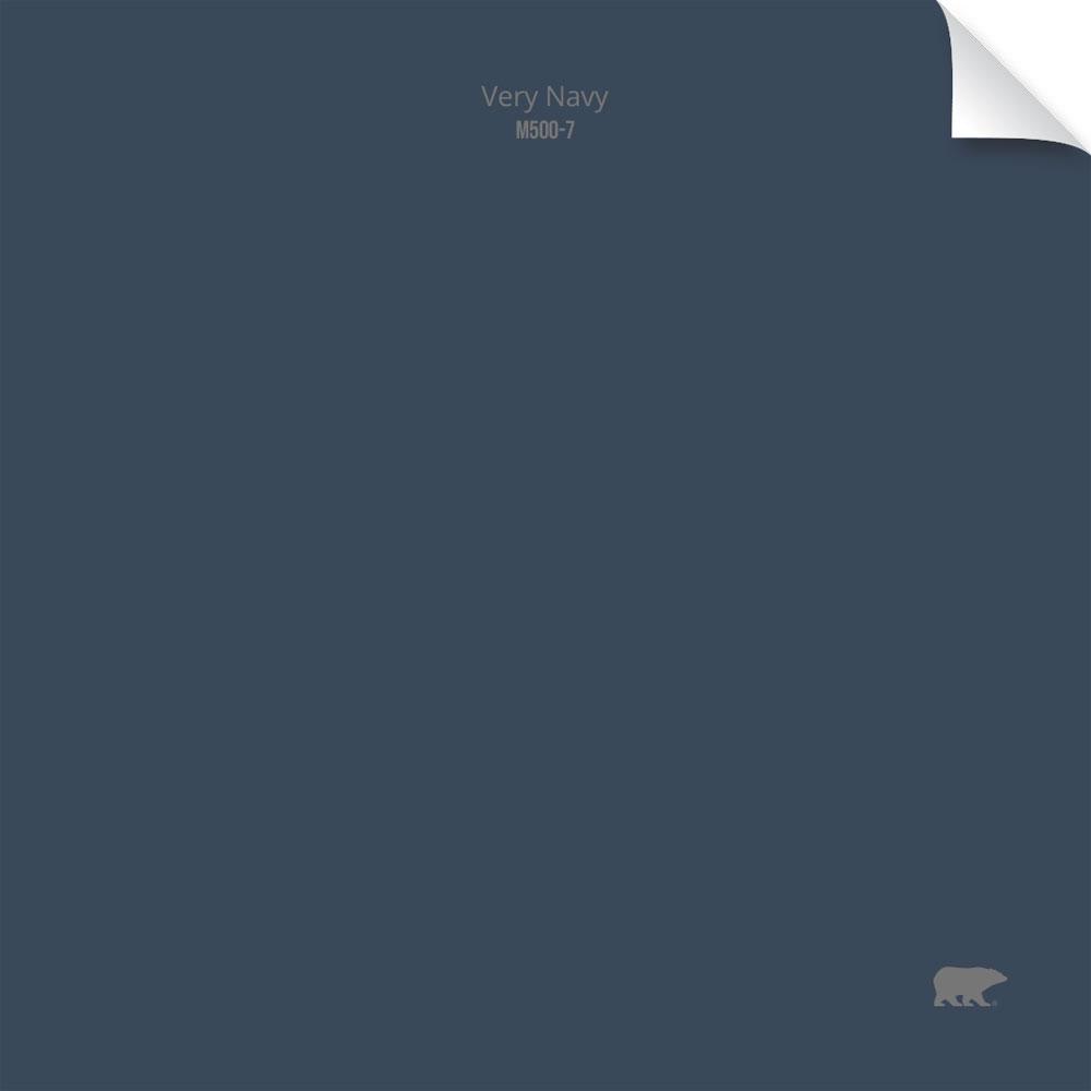 BEHR 61/2 in. x 61/2 in. M5007 Very Navy Matte Interior Peel and
