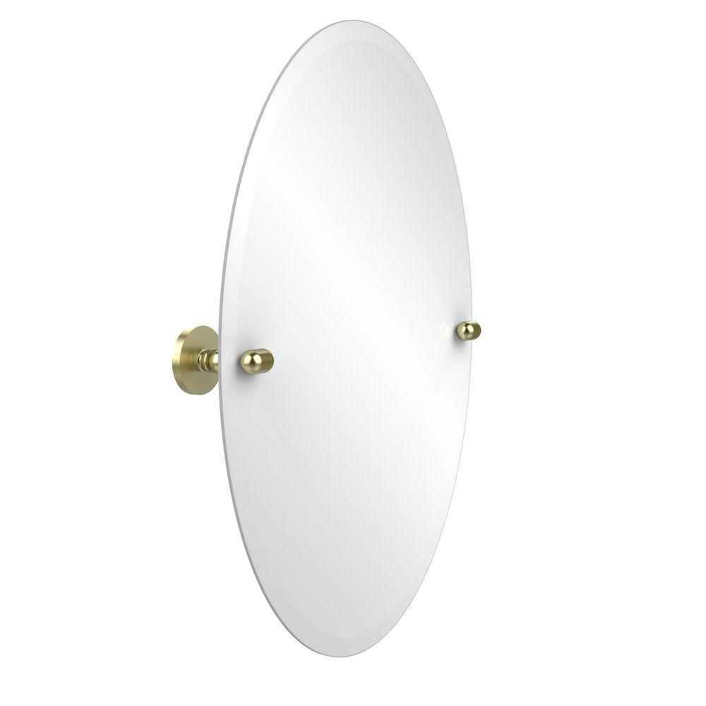 Allied Brass Tango Collection 21 in. x 29 in. Frameless Oval Single ...