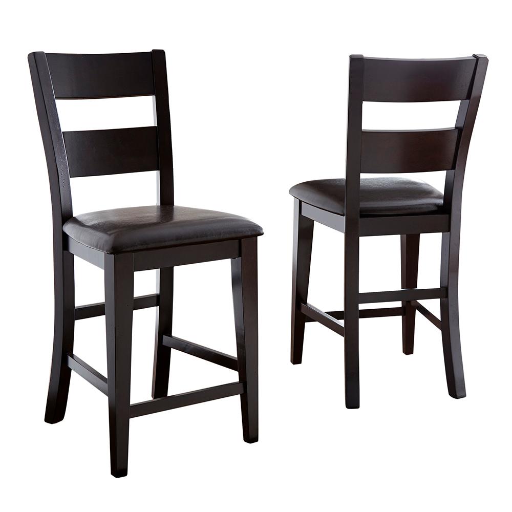 Steve Silver Company Victoria 24 In Brown Counter Chair Set Of 2 Steve Silver Company Victoria 24 In Brown Counter Chair Set Of 2