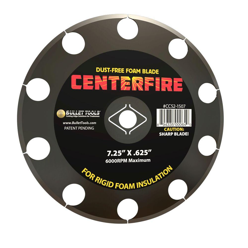 Bullet Tools 7.25 in. CenterFire Foam Cutting Blade