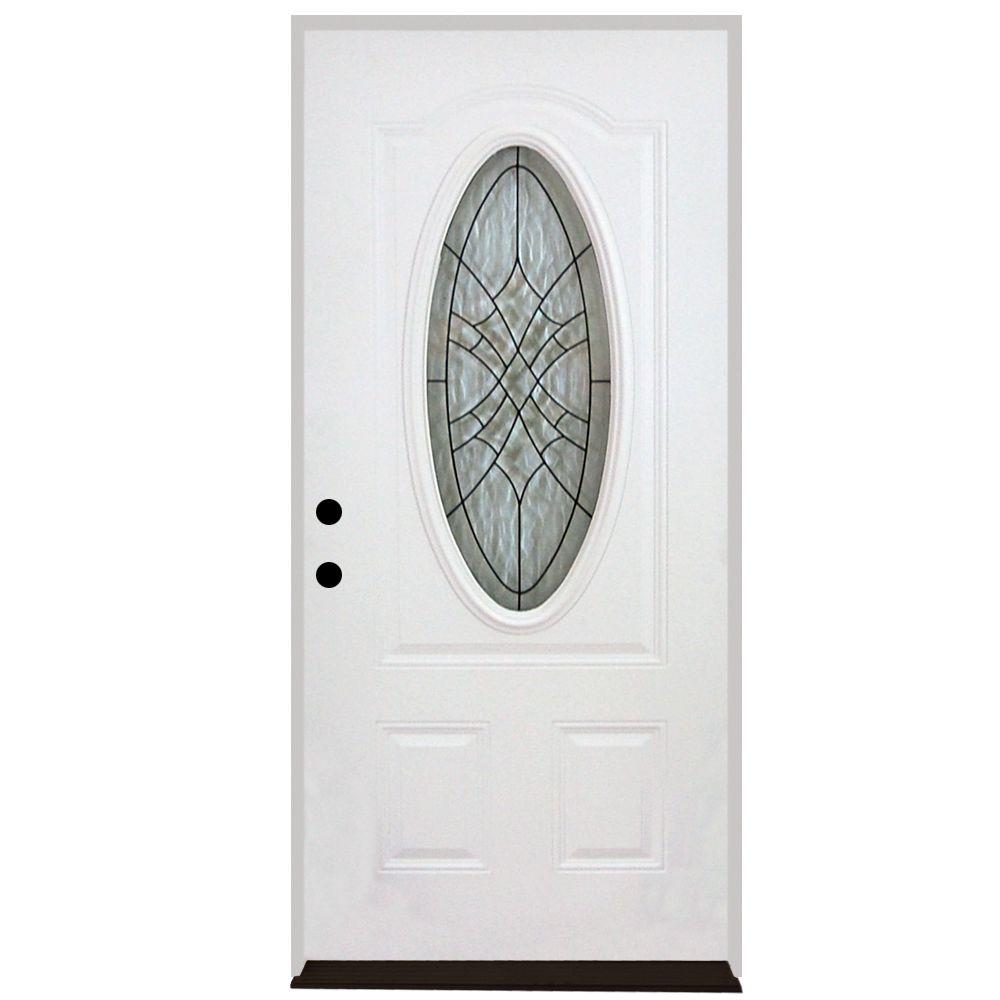 Steves &amp; Sons 36 in. x 80 in. Webville Oval Lite 2Panel