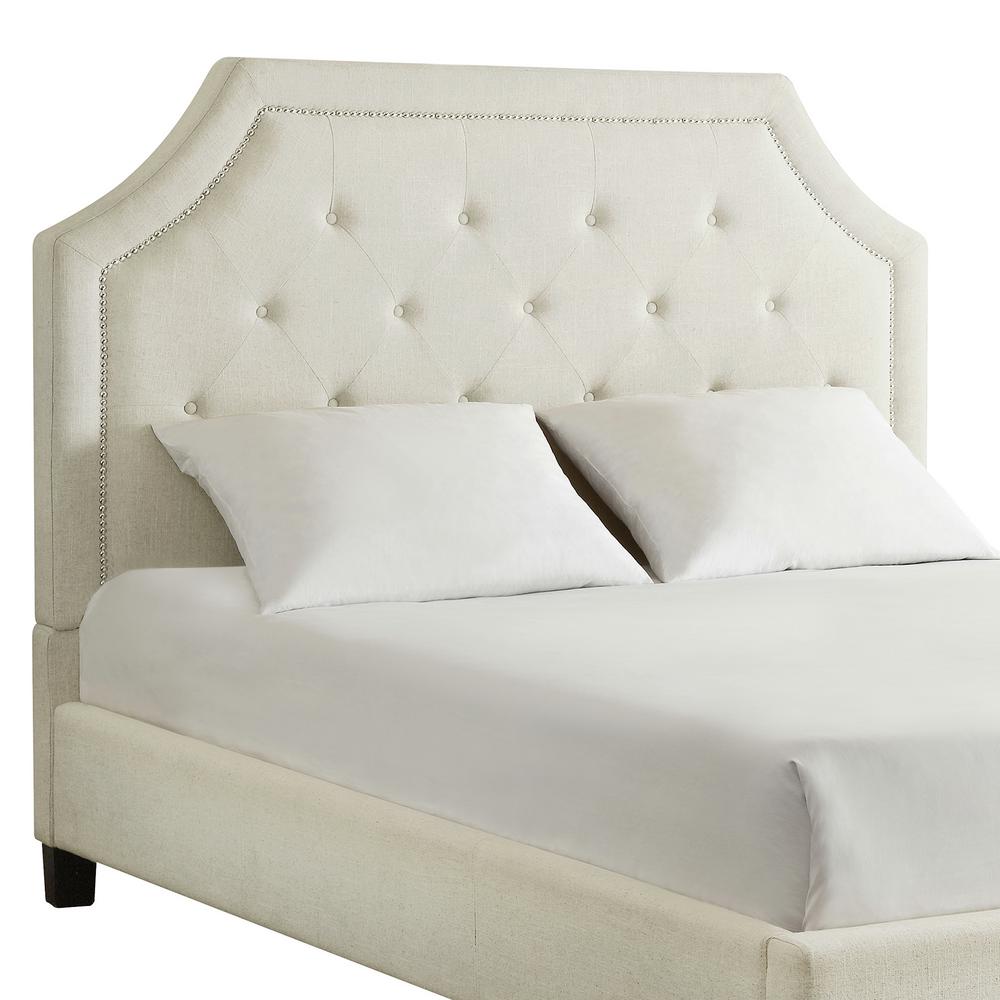 HomeSullivan Monarch White Queen Headboard40E388BQ1WLHB The Home Depot